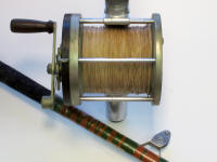 Model 7442, (reel # 435), Big game cradle reel, but with earlier, original rod